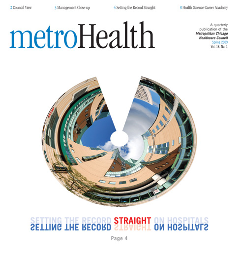 healthcare magazine cover design
