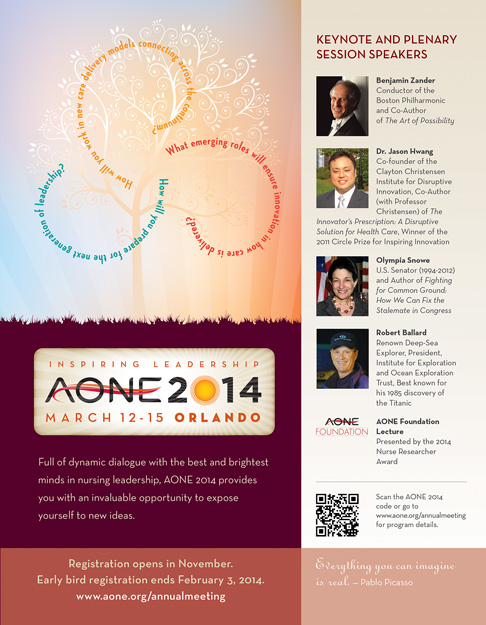 AONE 2014 Conference Save-the-date Ad