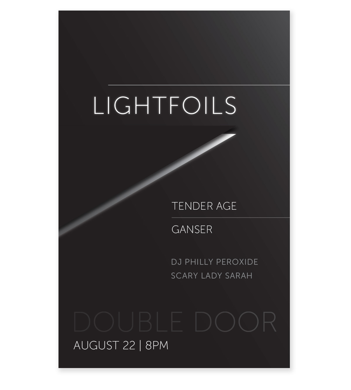 lightfoils band poster