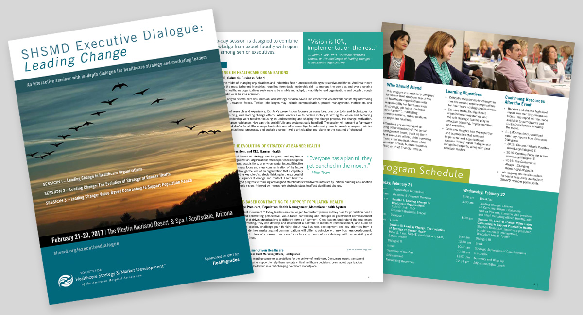 Executive Dialog Brochure Design