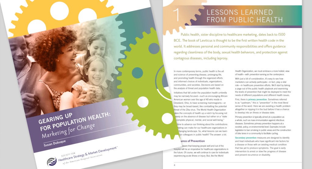 SHSMD population health report design by hughes design