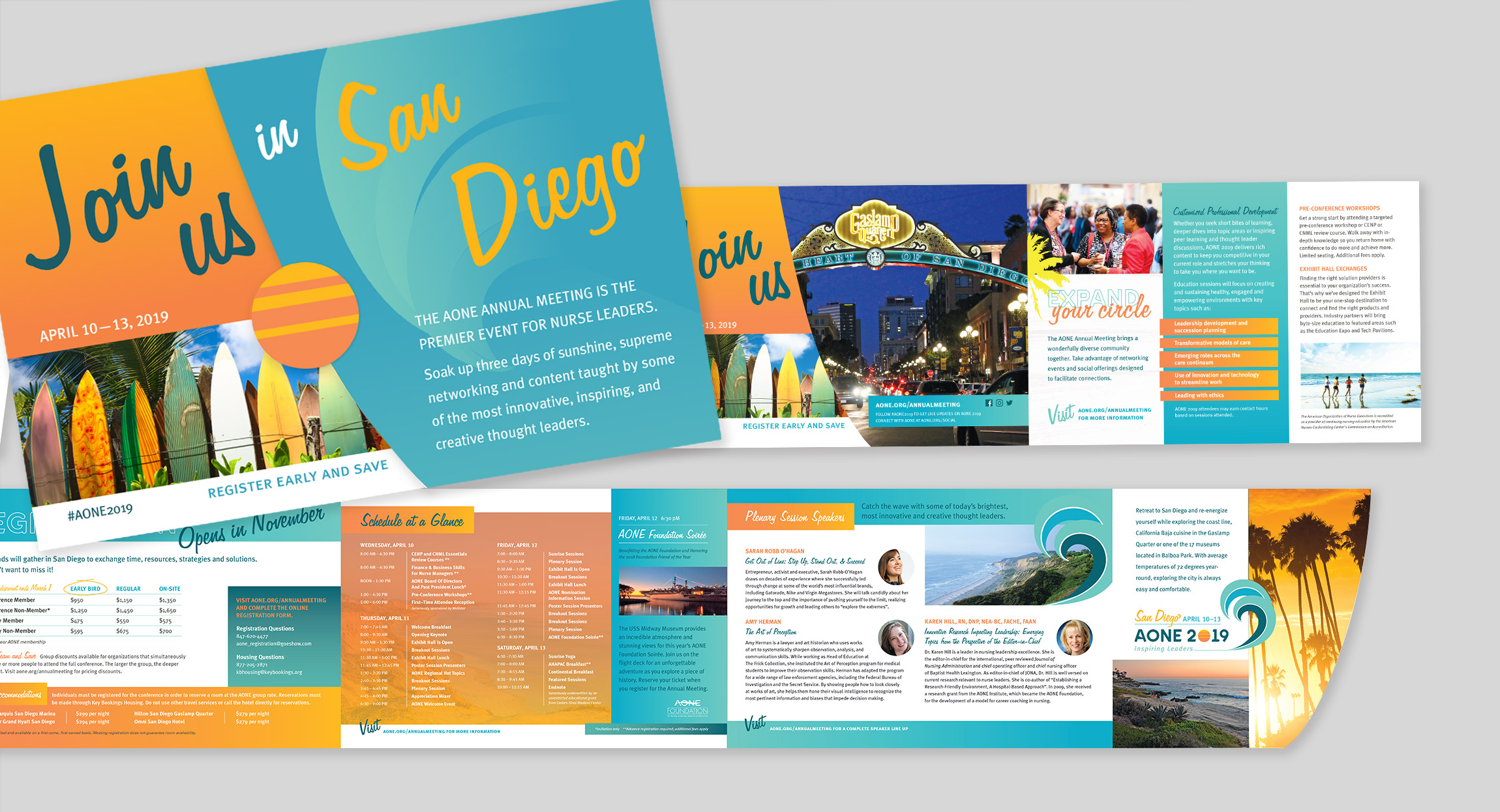 AONE 2019 Annual Meeting Registration Brochure by Hughes Design