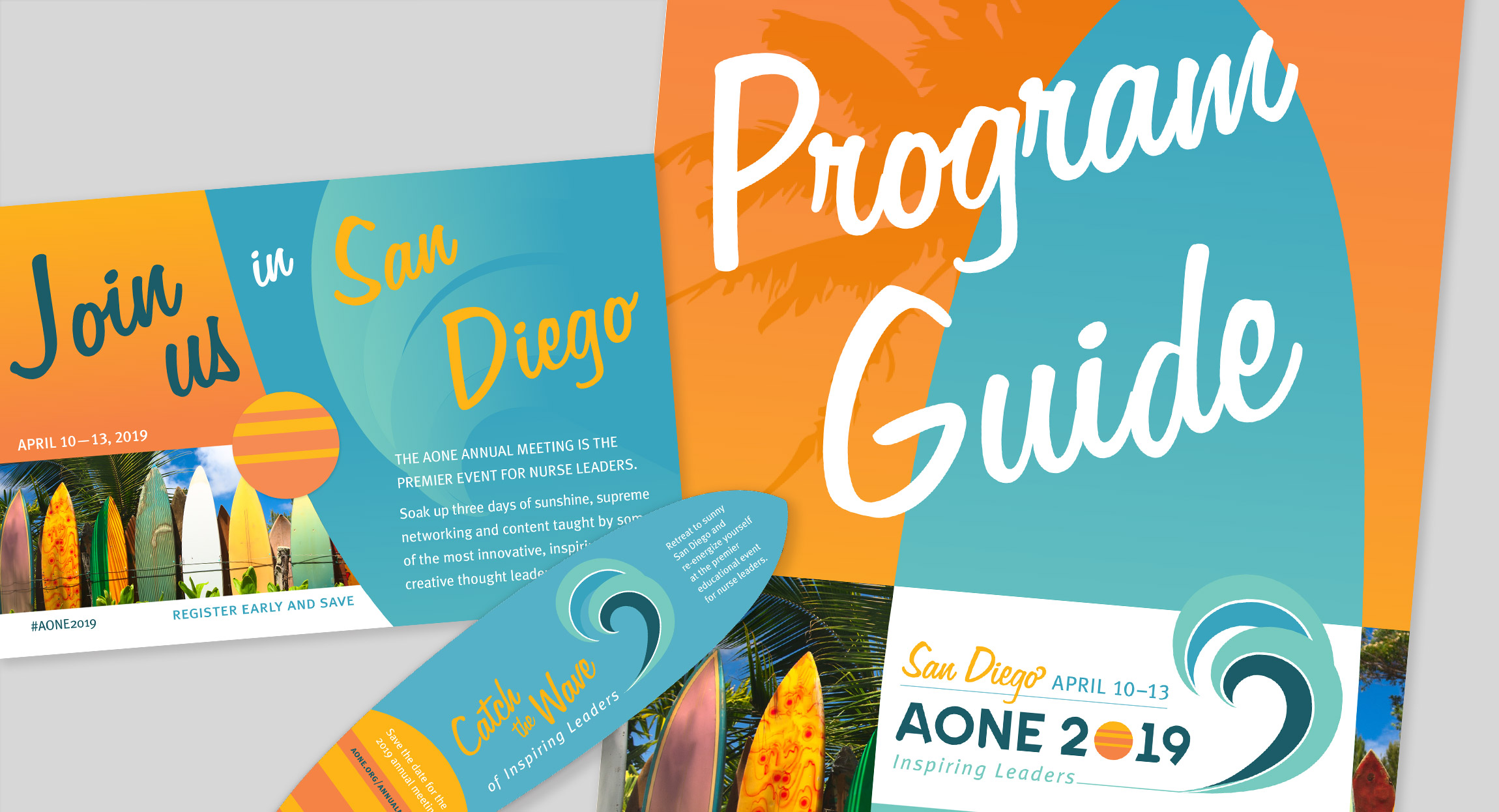 AONE 2019 Annual Conference Branding by Hughes Design