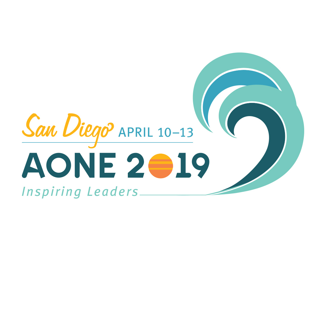 AONE 2019 San Diego Logo by Hughes Design | Communications