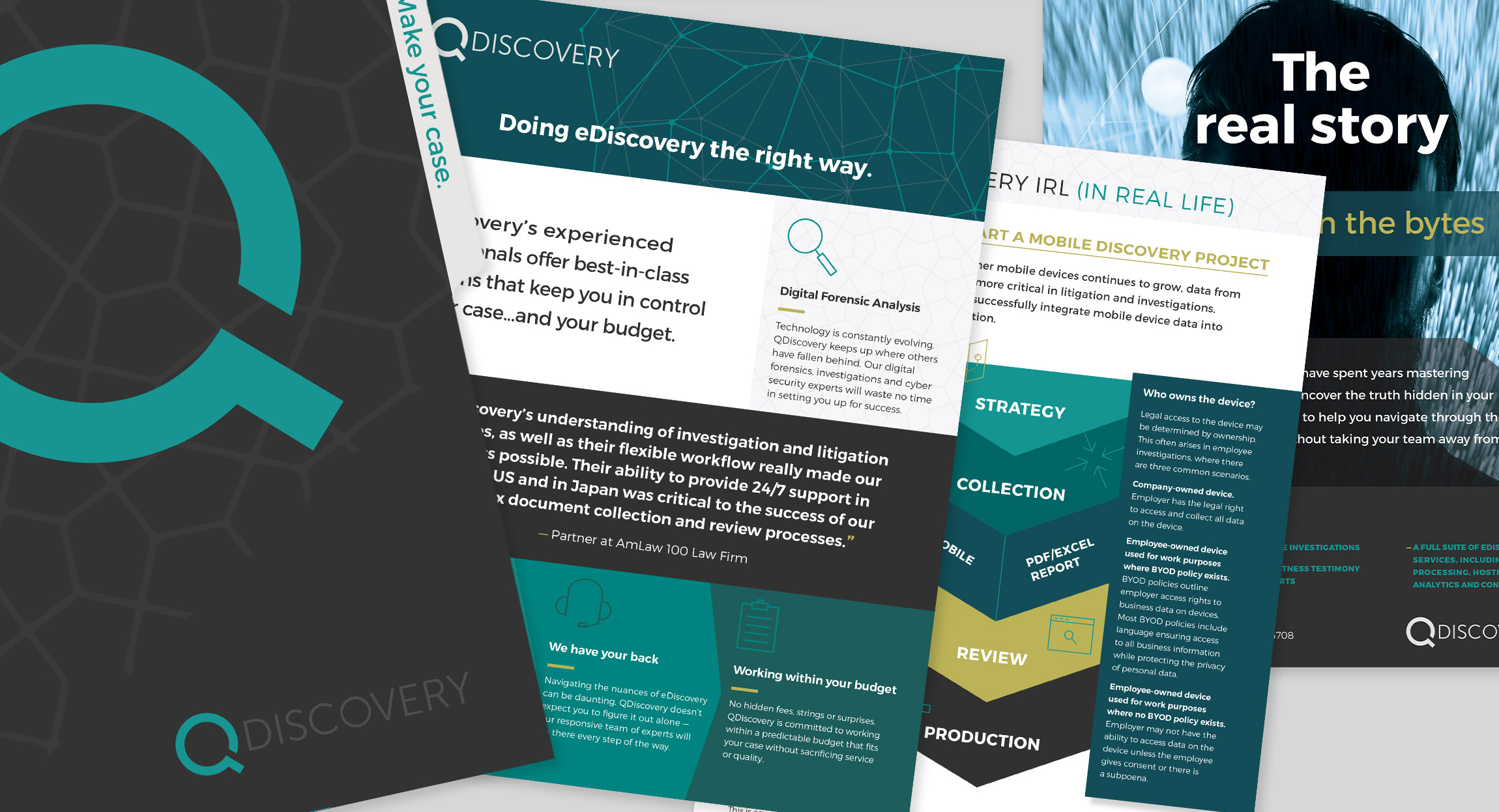 QDiscovery Marketing Materials Design by Hughes Design
