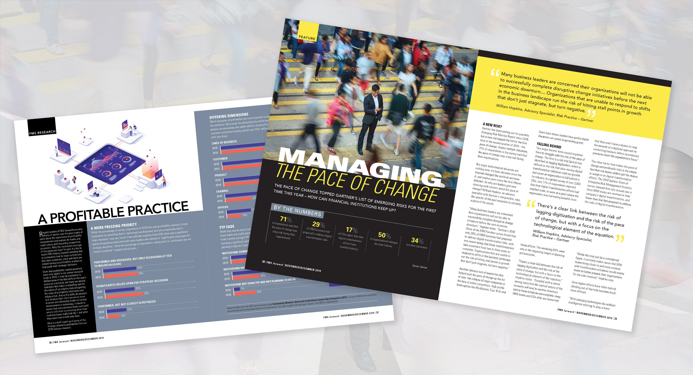 FMS Forward Magazine Design by Hughes Design | Communications