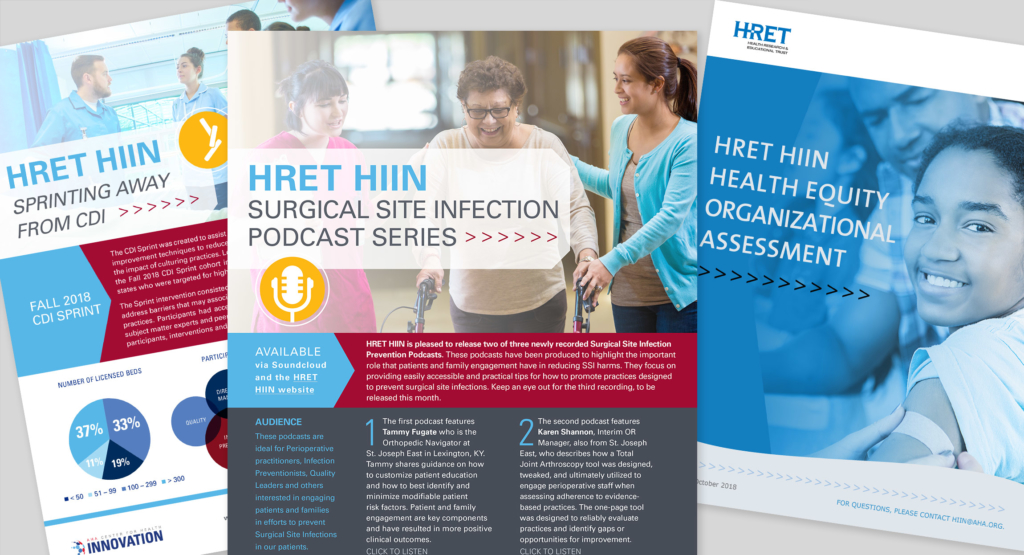 Design and Branding for HRET HIIN by Hughes Design Communications