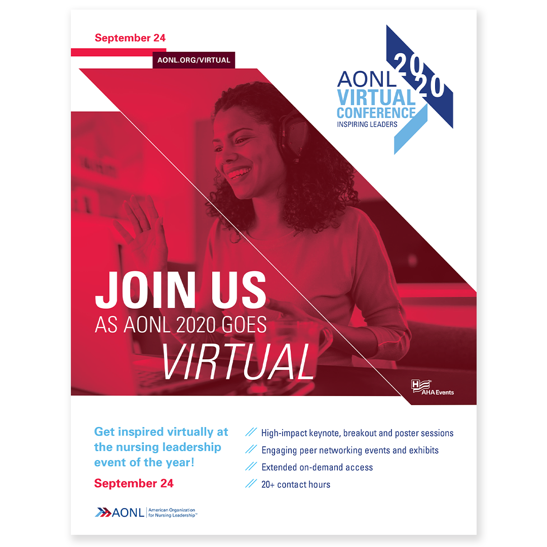 AONL2020 Virtual Conference Print Ad Design