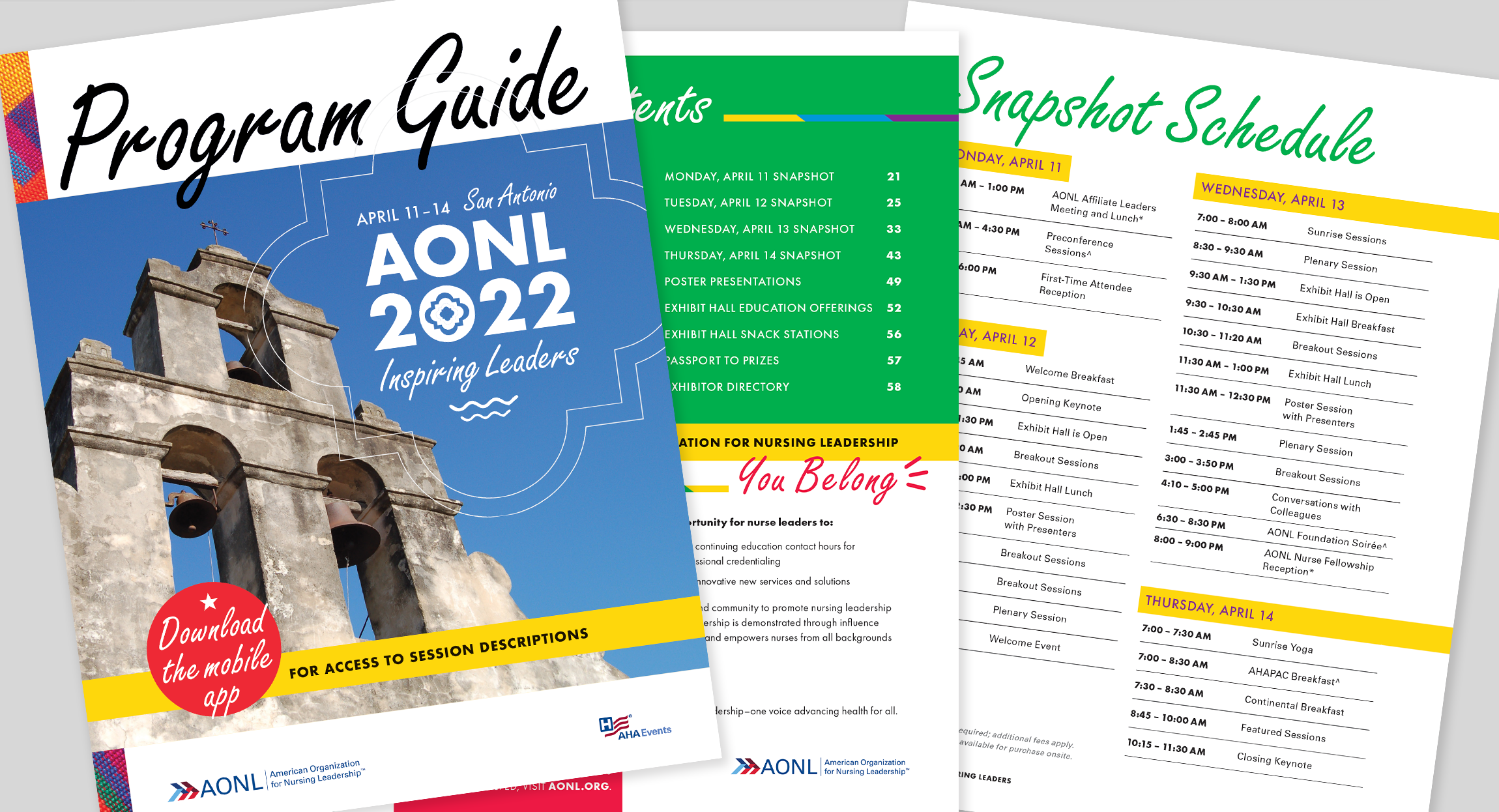 AONL2022 Annual Conference design by hughes design|communications