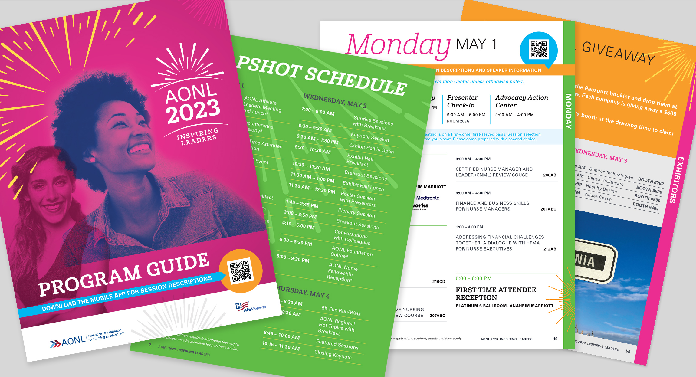 AONL 2023 Annual Conference Guide Book Design by Hughes Design
