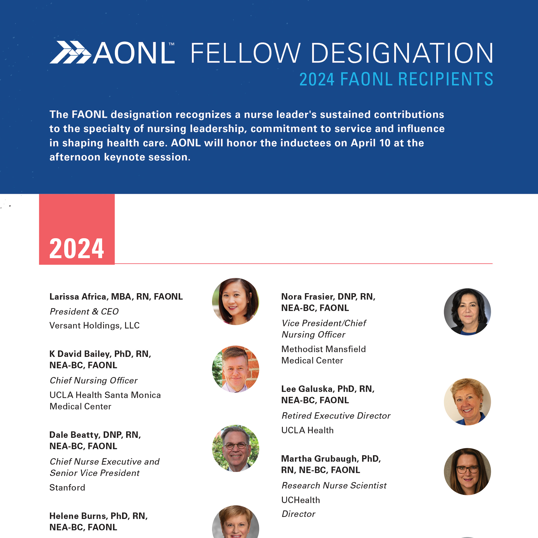 AONL 2024 Onsite Guide Conference Page Design by Hughes Design